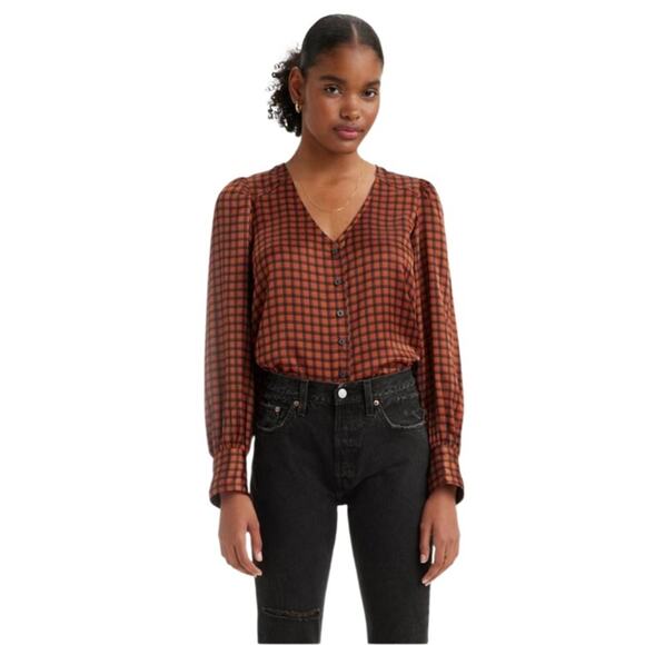 Levi’s KIT BLOUSE Size M NWOT - Picture 1 of 9